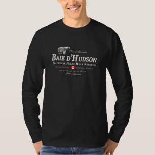 Eisbär Hudson Bay Kanada Ahornblatt Kanada T-Shirt