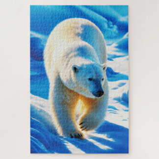 Eisbär im goldenen Licht – Arktis-Wildnisporträt