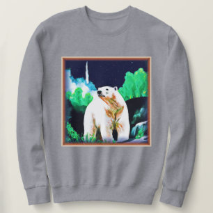 Eisbär im Wilden. Jetzt kaufen Sweatshirt