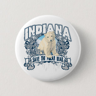 Eisbär Indiana Button