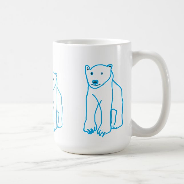 Eisbär Kaffeetasse (Rechts)