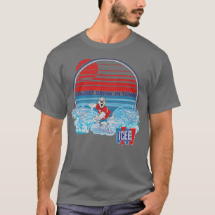 Eisbär kältester Drink im Sonnenuntergang der Stad T-Shirt