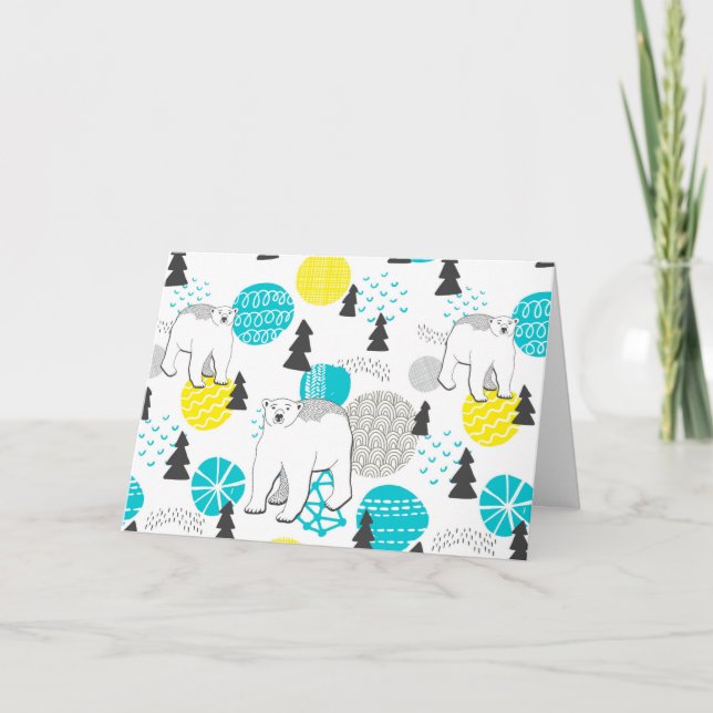 Eisbär Karte (Vorderseite)