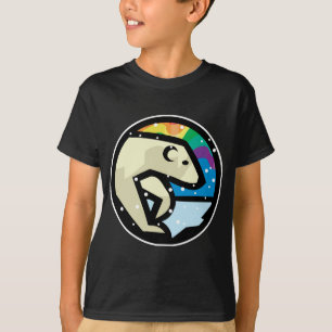 Eisbar-Kreis-Design T-Shirt