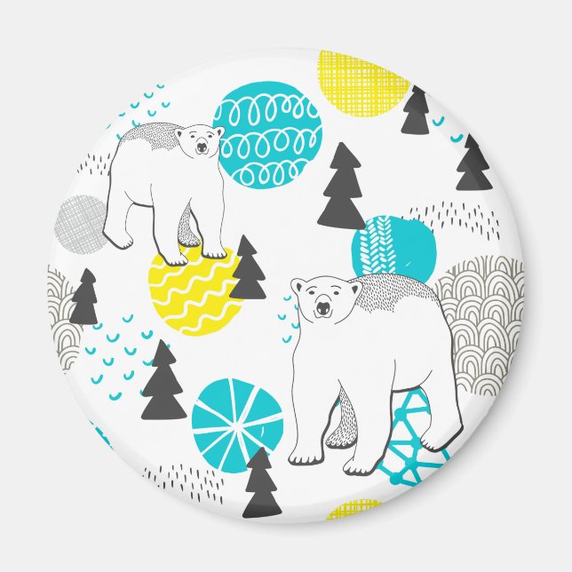 Eisbär Magnet (Vorne)