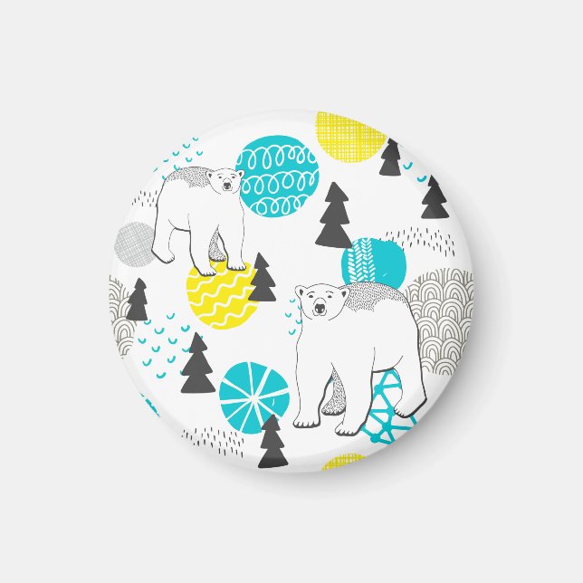 Eisbär Magnet (Vorne)