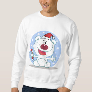 Eisbär mit Candy Cane Holiday Tshirts
