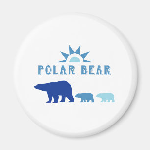 Eisbär mit Sonne Magnet