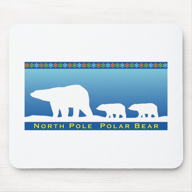Eisbär Mousepad (Vorne)