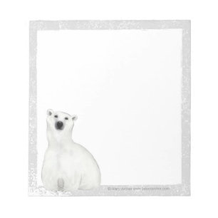 Eisbär Notizblock