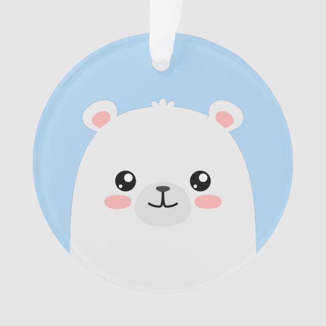 Eisbär Ornament (Vorderseite)