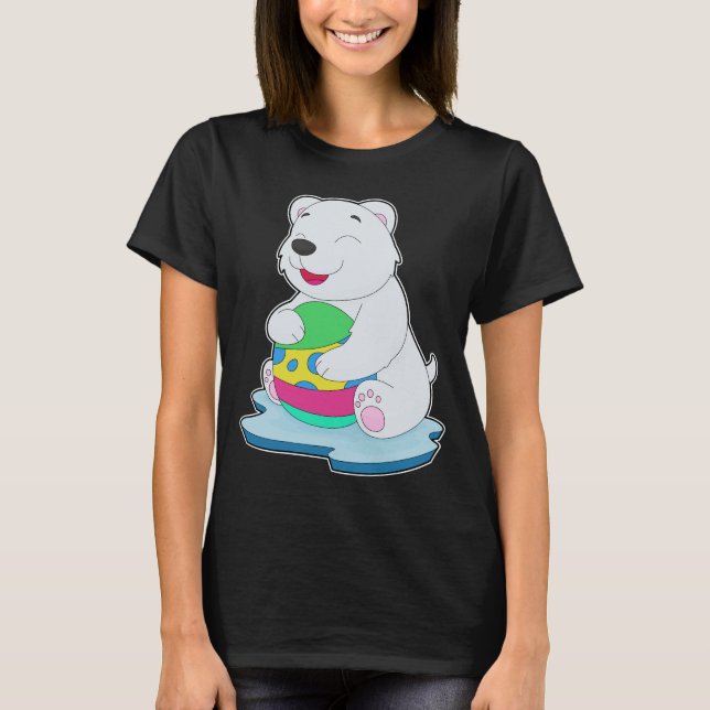 Eisbär Ostereier T-Shirt (Vorderseite)