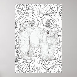 Eisbär Poster