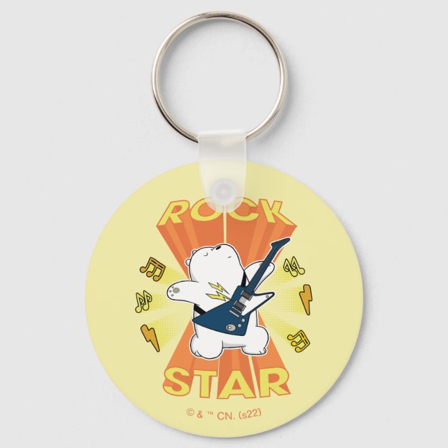 Eisbär - Rock Star Schlüsselanhänger (Vorderseite)