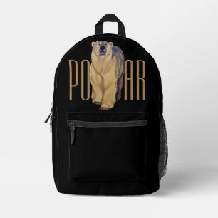 Eisbär-Rucksack-Schultaschen individuell anpassbar Bedruckter Rucksack