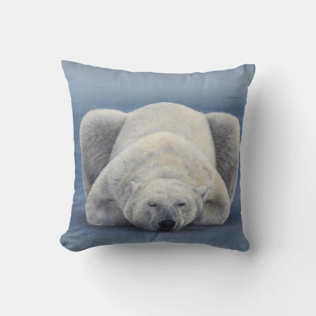 EISBÄR-SCHLAFENkissen-KISSEN Kissen (Vorderseite)