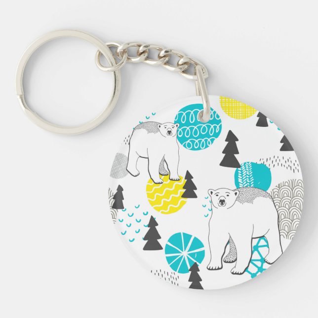 Eisbär Schlüsselanhänger (Vorderseite)