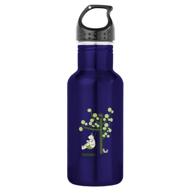 Eisbär schwingt trinkflasche (Vorderseite)