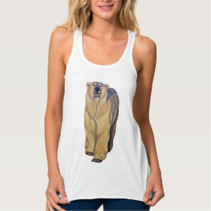 Eisbär-Shirts Eisbär-Kunst Damen-Tanktop Tank Top