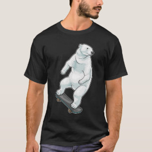 Eisbär Skater Skateboard T-Shirt