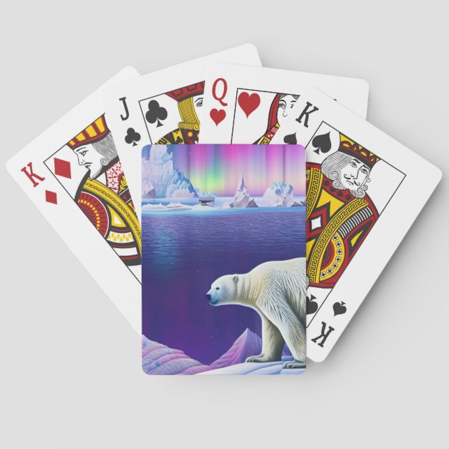 Eisbär Spielkarten (Rückseite)