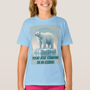 "Eisbär" stehend auf einem Eisberg T-Shirt