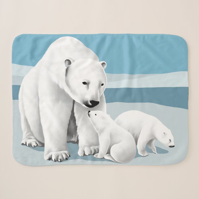 Eisbär und CUB Sherpadecke (Vorderseite (Horizontal))