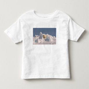 Eisbär, Ursus maritimus, in rauen Eisflächen Kleinkind T-shirt