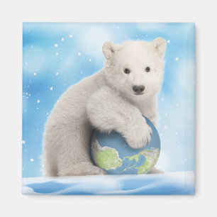 Eisbär-Weltmagnet Magnet