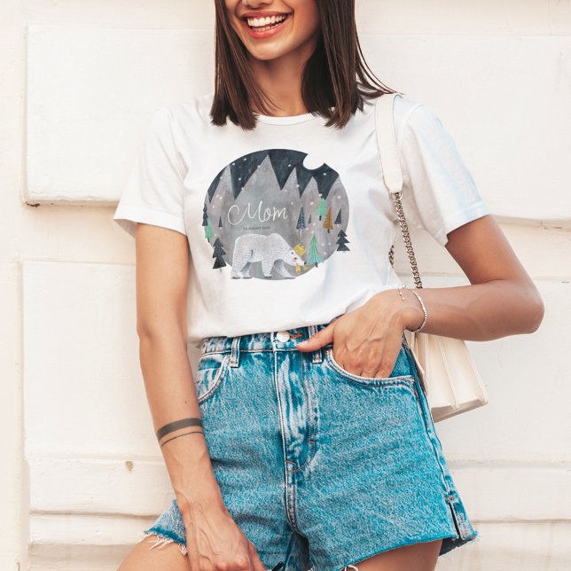 Eisbär Wintermond T-Shirt (Von Creator hochgeladen)