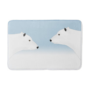 Eisbären Badematte
