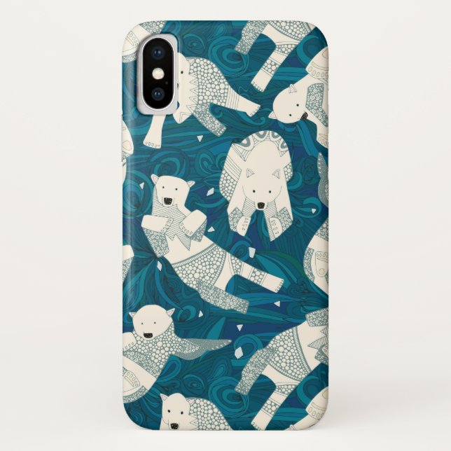 Eisbären Case-Mate iPhone Hülle (Rückseite)