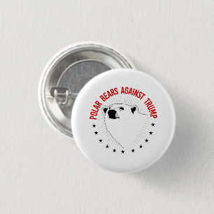 Eisbären gegen Trump Button
