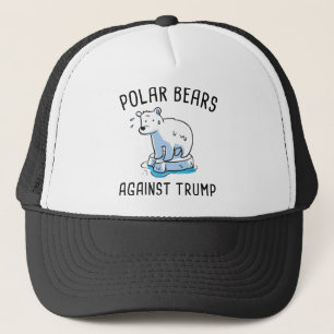 Eisbären gegen Trump Truckerkappe