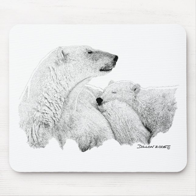 Eisbären Mousepad (Vorne)