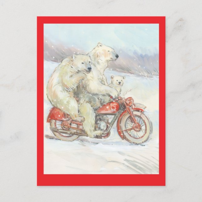 "Eisbären" Postkarte (Vorderseite)