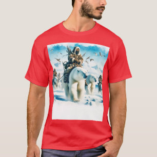 Eisbären-Reiter-T-Shirt T-Shirt