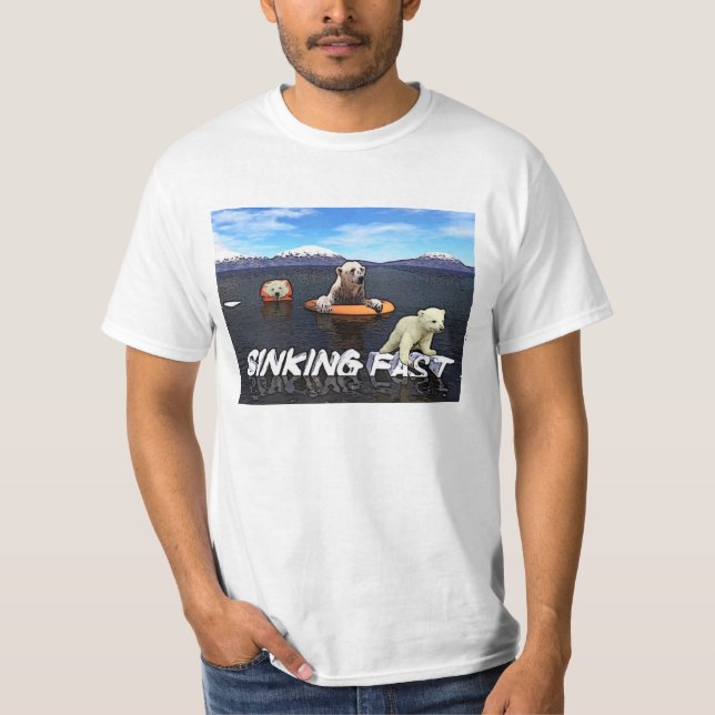 Eisbären - Schnell sinken T-Shirt (Vorderseite)