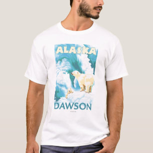 Eisbären u. CUB - Dawson, Alaska T-Shirt