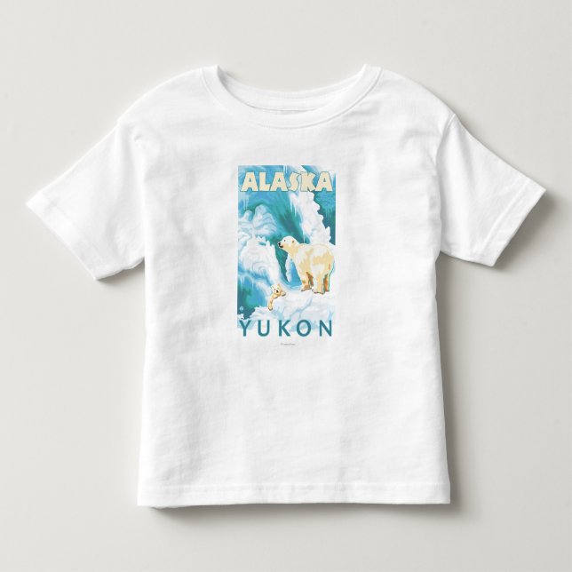 Eisbären u. CUB - Yukon, Alaska Kleinkind T-shirt (Vorderseite)