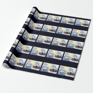 Eisbären, Walrosse und Robben Geschenkpapier