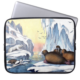 Eisbären, Walrus und Siegel Laptopschutzhülle