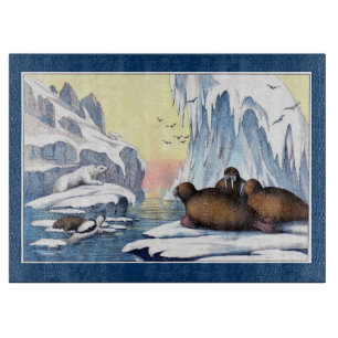 Eisbären, Walrus und Siegel Schneidebrett