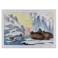 Eisbären, Walrus und Siegel