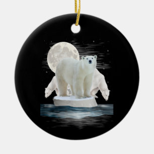 Eisbären Wildtier Zoo Tierliebhaber Tierpfleger Na Keramik Ornament