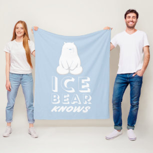 Eisbärenkunde Fleecedecke
