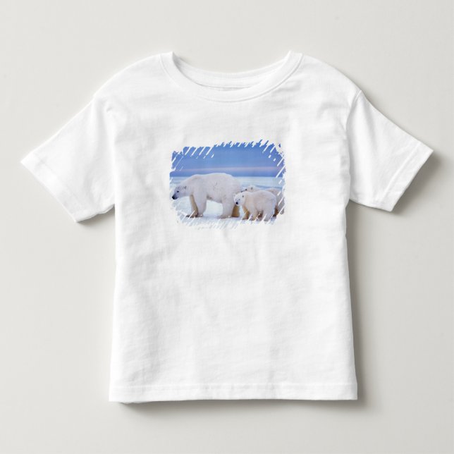 Eisbärensau mit Naben Kleinkind T-shirt (Vorderseite)