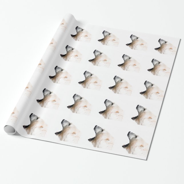 Eisbärknurren Geschenkpapier (Ungerollt)