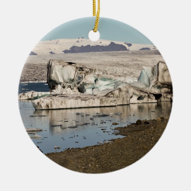 Eisberg Formationen Keramikornament (Vorne)