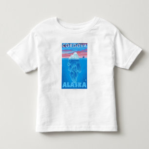 Eisberg-Querschnitt - Cordova, Alaska Kleinkind T-shirt